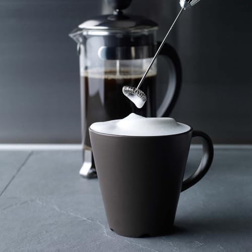 Black Handheld Frother with Stand — photo 5