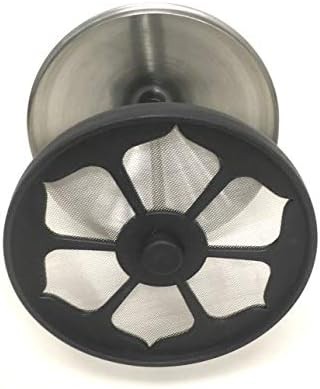 Manual hand pump polished stainless steel frother — photo 5