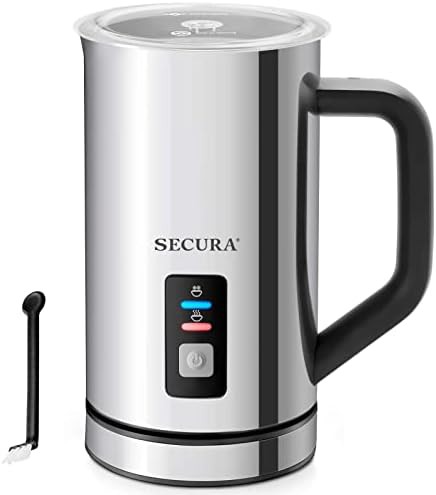 Automatic stainless steel milk warmer and frother