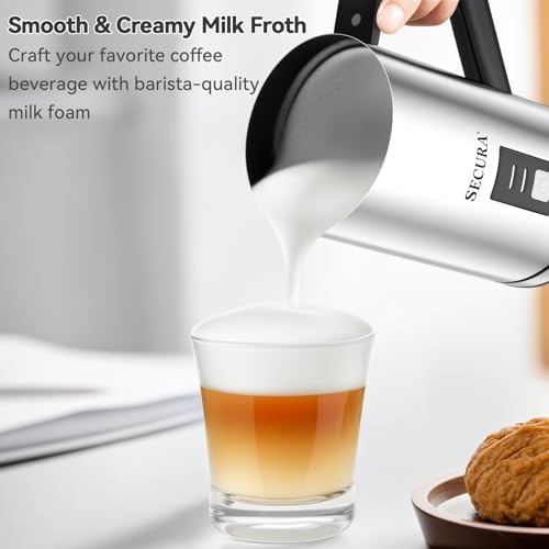 Automatic stainless steel milk warmer and frother — photo 3