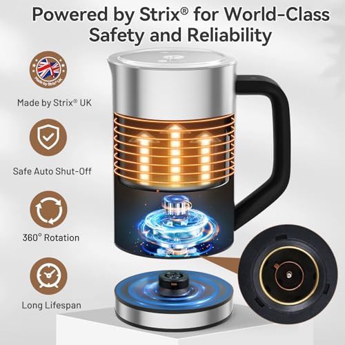 Automatic stainless steel milk warmer and frother — photo 5