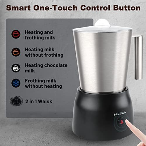 Modern stainless steel hot and cold foam maker — photo 3