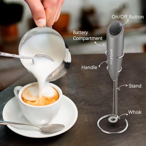 Handheld battery operated milk foam maker — photo 4