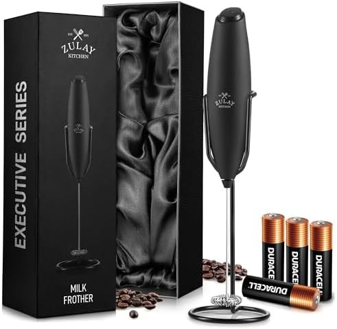 Executive series frother wand with upgraded stand