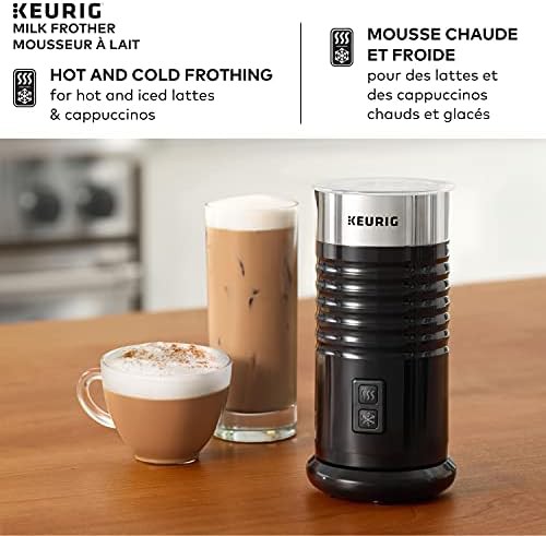 Standalone black hot and cold frother — photo 3