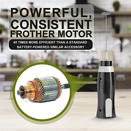 Corded electric handheld whisk for lattes — photo 4