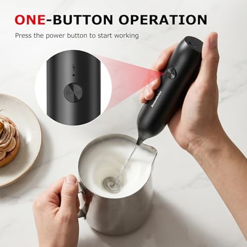 USB-C stainless steel gift frother wand — photo 3