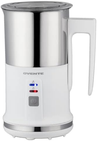 White automatic shutoff milk frother