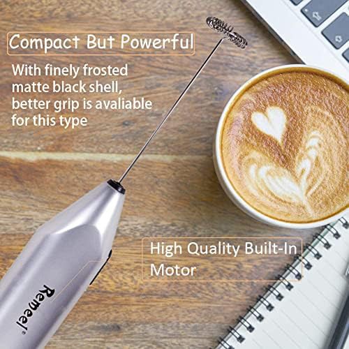 Silver Handheld Stainless Steel Foam Maker — photo 4