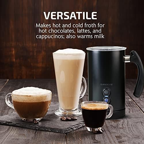Black double wall milk frother — photo 4