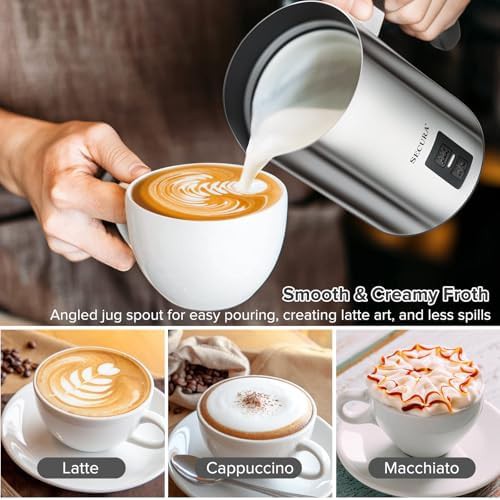 Stainless steel four in one electric frother — photo 3