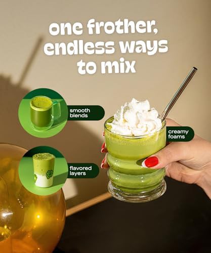 Stainless steel handheld milk frother wand — photo 4