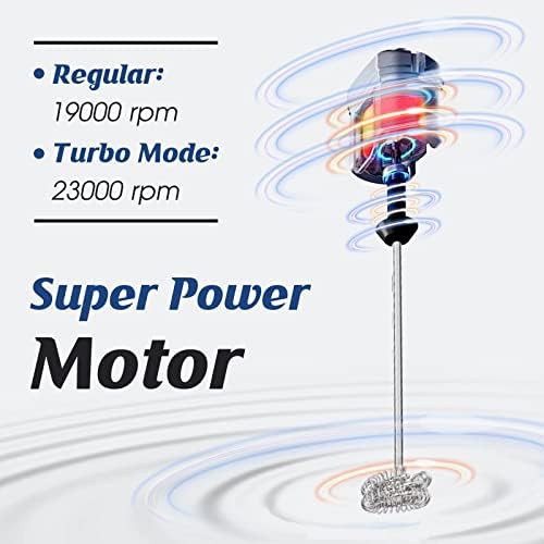 White Rechargeable Frother with Balloon Whisk — photo 4