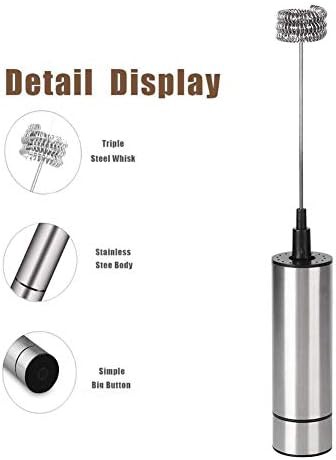 Stainless steel handheld foam maker and egg beater — photo 4