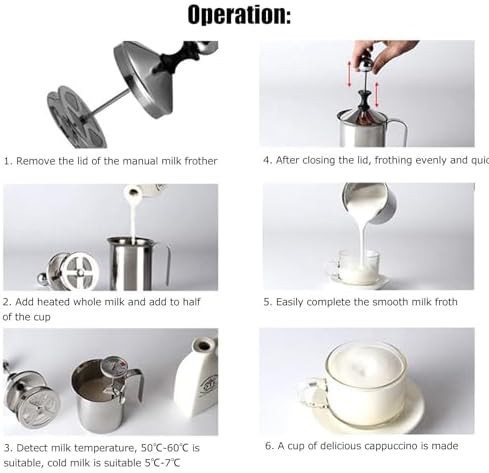 Double Mesh Manual Stainless Steel Pitcher — photo 3