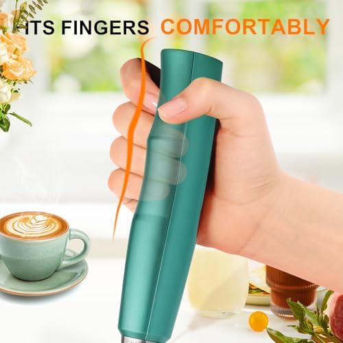 Green Rechargeable Three Head Whisk — photo 4