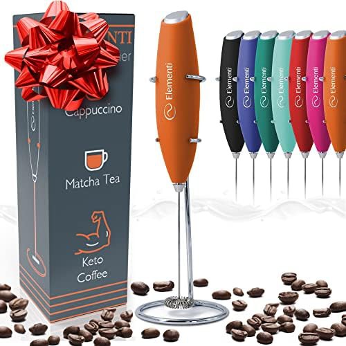 Pumpkin orange drink mixer with stand