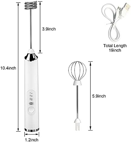 Handheld stainless steel drink mixer — photo 3