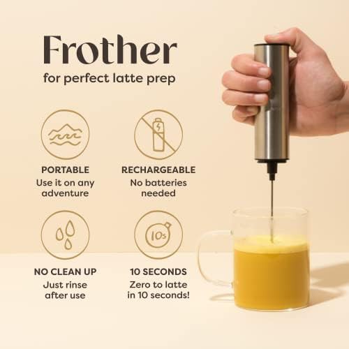 Rechargeable stainless steel handheld stirrer — photo 3