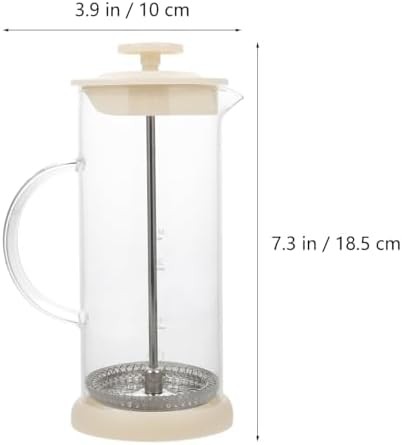 Manual glass pitcher with press technology — photo 4