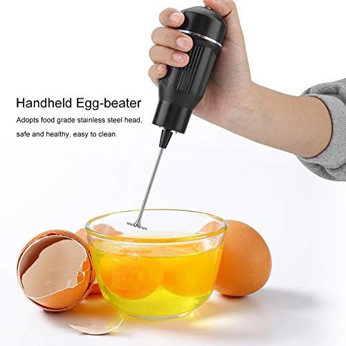 Handheld stainless steel egg and milk whisk — photo 3