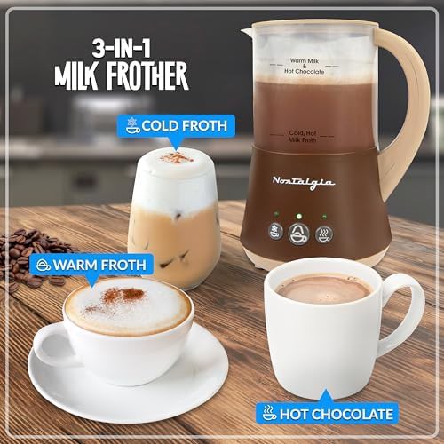 Nostalgia 32 oz frother and hot chocolate maker — photo 4