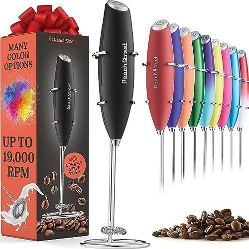Peach street stand handheld milk frother