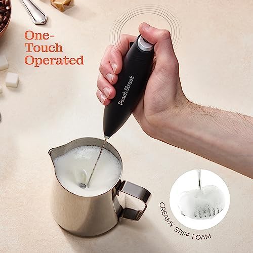 Peach street stand handheld milk frother — photo 3