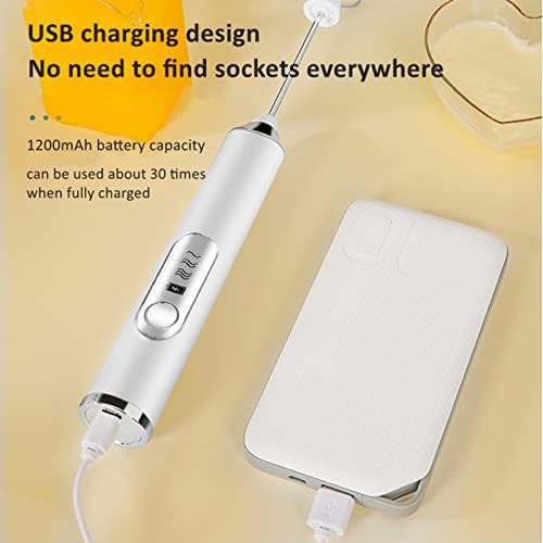 JM Story rechargeable milk frother stand white — photo 4