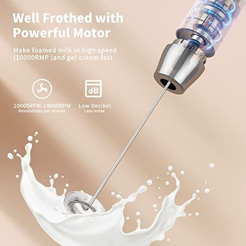 LunaFro rechargeable frother with dual whisks — photo 4