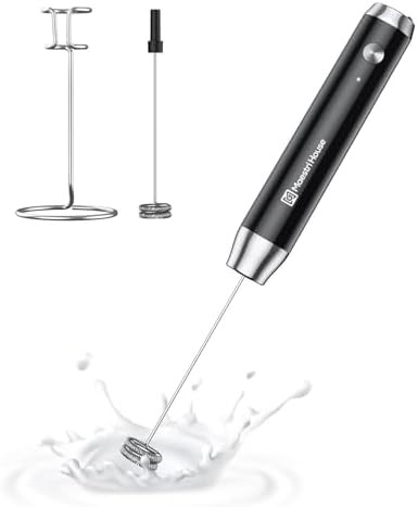 LunaFro Electric Milk Foam Maker with Stand