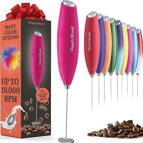 Peach street mini handheld milk frother