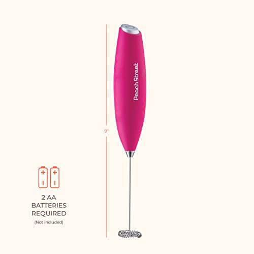 Peach street mini handheld milk frother — photo 4
