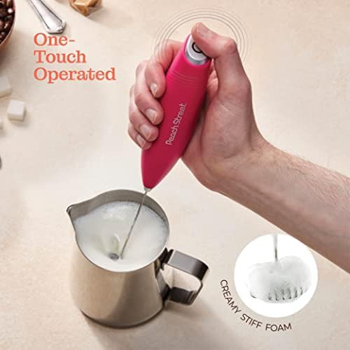Peach street mini handheld milk frother — photo 5