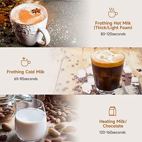 Eastsign 350 ml milk steamer and frother — photo 4