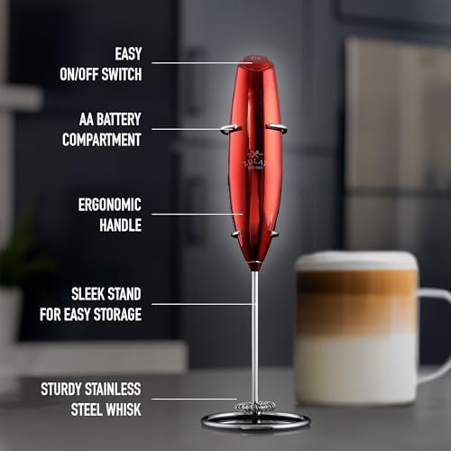 Executive Series Cardinal Red Luxury Frother — photo 4
