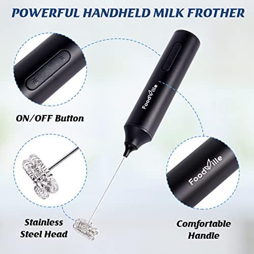 Black Rechargeable Handheld Foam Maker — photo 3