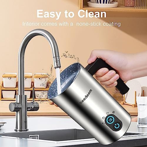 Automatic stainless steel milk steamer 300ml — photo 5