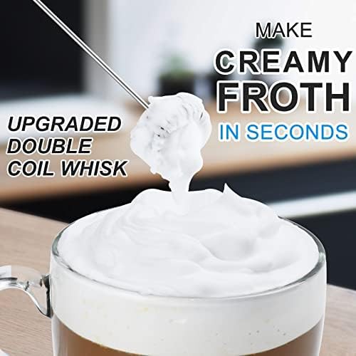 Portable double whisk electric foam maker — photo 3