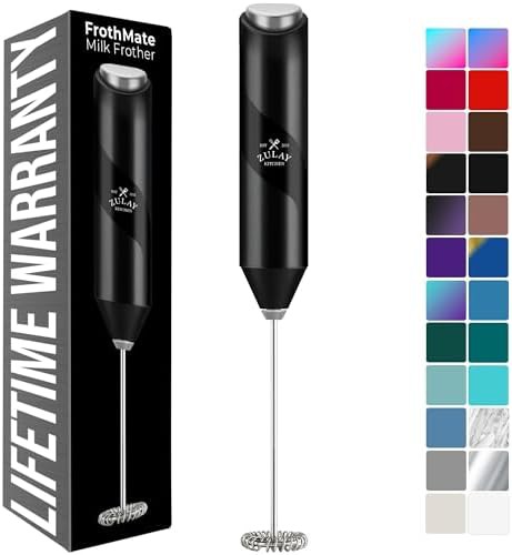Midnight Black Stainless Steel Frother Wand