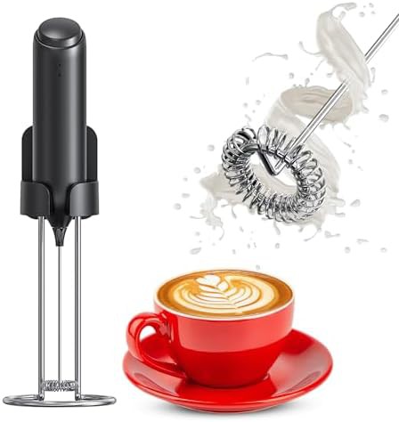 Rechargeable Wand Frother with Stand