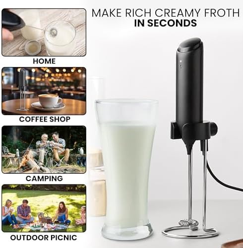 Rechargeable Wand Frother with Stand — photo 3