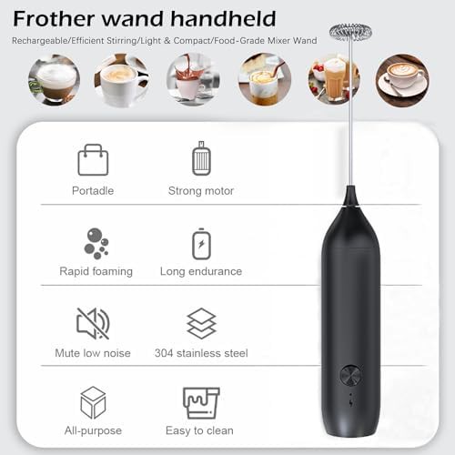 Rechargeable USB-C Handheld Drink Mixer — photo 5