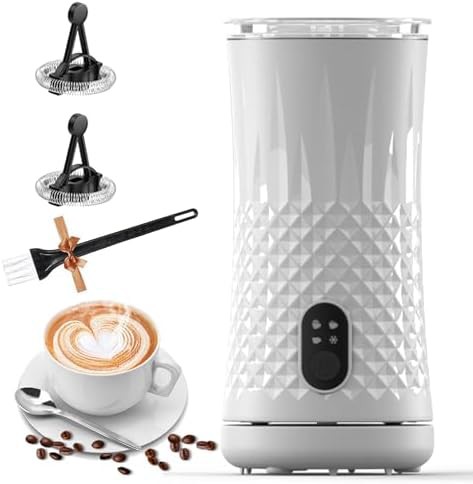 Electric Milk Steamer with Integrated Temperature Control