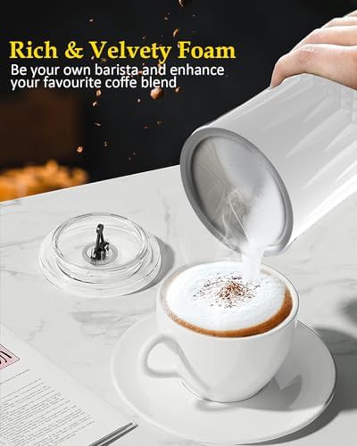 Electric Milk Steamer with Integrated Temperature Control — photo 3