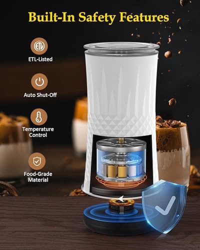 Electric Milk Steamer with Integrated Temperature Control — photo 4