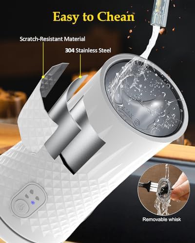 Electric Milk Steamer with Integrated Temperature Control — photo 5