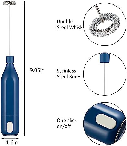 Mini Stainless Steel Battery Operated Blender — photo 3