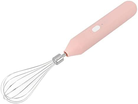 Cordless stainless steel drink mixer
