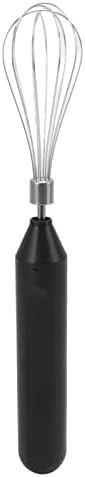 Black mini USB milk frother — photo 4